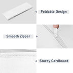 DIMJ Drawer Organizer Clothes Storage - 24 Pack Baby Dresser Organizer for Nursery, Small Fabric Closet Drawer Organizer Bins for Underwears Socks, Foldable Storage Dividers Organization for Bedroom