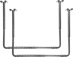 HyLoft 80844-10 34 in. x 26 in. Adjustable Garage Ceiling Mount Storage Rack Kit - Hammertone