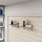 AmGood 6 in. x 10 in. Stainless Steel Wall Shelf | NSF | Metal Shelving | Garage, Laundry, Storage, Utility Room | Restaurant, Commercial Kitchen