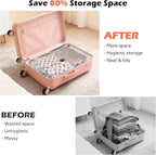 Vacuum Storage Bags Jumbo with Wireless Charging Air Pump, 10 Pack Vacuum Seal Bags 27.6x39.4 inches, Compression Bags for Blankets, Comforters, Pillows, Bedding,Down Jacket, Clothes Storage