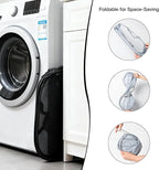 Pop Up Laundry Hamper, Large Collapsible Clothes Basket with Sturdy Handles, Foldable Mesh Storage Bin for Home, Dorm, Travel, Grey