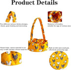 UKJENT Egg Collecting Basket, 7 Pouches Large Chicken Egg Gathering Basket, Machine Washable, Hold Different Size Eggs Collection Carrier Bag, Duck Goose Quail Fresh Eggs Collector, Farm & Home Use