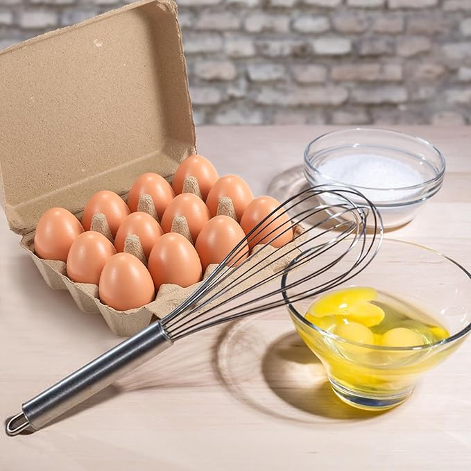 20 Pack Egg Cartons Bulk - 3×4 Style Reusable Cardboard Cartons 12 Count, Dozen Chicken Egg Crates