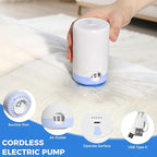 15 Pack Travel Vacuum Storage Bags with Cordless Electric Pump, Combo Rechargeable Space Saver Vacuum Seal Bags for Clothing Travel Vaccine Sealed Storage Bag for Comforters Blankets Clothes
