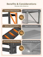 4-Tier Storage Shelves,79" H Heavy-Duty Garage Shelving Unit,Adjustable Industrial Metal Shelf System,4,000lbs Capacity,Tool Organizer for Garage,Workshop,48" W*24" D*79" H,Black