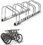 Bike Floor Stand, Freestanding Bike Parking Rack for Garage, Heavy Duty Bicycle Storage Organizer Fit 22-28" Wheels & 2.2" Tire Width,Indoor Outdoor Bike Storage Stand for Home, Apartment, Bike Shop