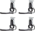 Rubbermaid Fasttrack Heavy-Duty Universal Garage Bicycle Storage Vertical Hanging Wall Hook Bike Rack for Bicycles up to 50 Pounds (4 Pack)