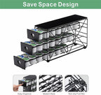 Flagship K Cup Holder 3 Tier Coffee Pod Holder for K Cup Organizer Save Space Countertop Kitchen (42 Pods Capacity)
