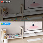 Desk Drawer Organizer Tray, Mesh Desk & Office Drawer Organizer, Suitable for Tools, Pencils & Office Supplies Storage (White)