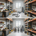Commercial Grid Floor Bike Rack,Single-Side 5-Bike Rack 60 in L,Grid Bike Rack In Ground,Bicycle Floor Parking Stand,Bike Racks Garages, Stores, Schools & Universities Power Coated Steel