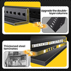 5-Tier Garage Shelving Heavy Duty, 3000LBS Garage Shelves, Adjustable Metal Shelving Unit, Garage Storage Shelves, Utility Rack Shelf, Shelves for Garage Storage, 72" H×45.7" W×20" D, 2 Pack