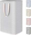 Lifewit 73.5L Pack Collapsible Laundry Hamper Large,Tall Foldable Dirty Clothes Baskets Waterproof, Freestanding Double Bags with Easy Carry Handles in Dorm Bedroom Bathroom College, Grey