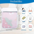 3-Pack Durable Honeycomb Mesh Laundry Bags for Delicates - 12x16 Inches Lingerie Bags for Washing Delicates with Sturdy Zippers, Protect Clothes in Washing Machine for Home, College & Dorm (Medium)