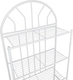 Over The Toilet Storage, 3-Tier Bathroom Organizer Over Toilet Rack, Bathroom Space Saver Shelving Furniture Behind Toilet Storage