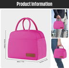 Lunch Bag Women/Men Lunch Box Women/Men (Rose Red)