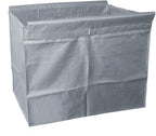 Laundry Cart with Wheels Replacement Bag, Waterproof and Removable Oxford Cloth Liner for Rolling Laundry Basket & Folding Basket Trolley(Gray,80x67x52cm/31x26x20in)