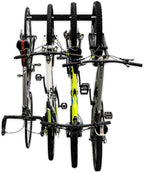StoreYourBoard Bike Storage Rack, 4 Bike Racks for Garage, Solid Steel Extra Heavy Duty BLAT Bike Rack - Garage Wall Mounted Bicycle Storage, Up to 200lbs, 32-inch