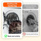 Extra Large Mesh Laundry Bag Heavy Duty Mesh Wash Bag with Drawstring Closure for College, Dorm, Travel, Family and Apartment Dwellers, 27 x 36 Inches, Black