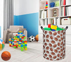 Football Kids Laundry Basket Baby Hamper Toy Storage Bin for Boys Room Decor Baby Nursery Hamper Gift Baskets