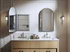 Kohler 36540-CPL Verdera® Medicine Cabinet Mirror, Arched Design, Left-Hinged, Mirrored Interior, Adjustable Shelves, Rustproof, 20 in. W x 34 in. H, Polished Chrome