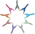 Extreme Color Clothespins | Solid Stainless Steel | Seashore Selection | Multicolor | 18 Pack | Rust Resistant | Heavy Duty Clothes pins | Hanging Laundry | Chip Clips | Display Clips | Made in Italy