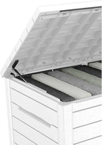 Keter XXL 230 Gallon Deck Storage Box Outdoor Patio Container ~ White