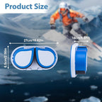Ski & Snowboard Wall Mount 1 Pack for Garage - Fits Any Board,Holds Up to 25lbs,Damage-Free Storage,Space-Saving Winter Gear Organizer for Home & Garage,Blue