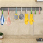 24 Pack Plastic Clothes Pins Heavy Duty Outdoor for Hanging Clothes,Mini ClothesPins with Hanging Rope,Hangers with Clips, Bag Clips,Photo Clips Craft Clips