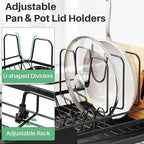 SNTD Large Dish Drying Rack - Expandable (19.3" to 29.4") Dish Rack for Kitchen Counter, Stainless Steel Dish Drainer with Utensil Holder, Pan Holder & Pot Lid Holder, Black