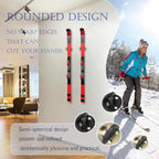 8pcs Snowboard Wall Mount, Ski Rack for Wall Display Skis, Vertical Ski Storage Holder for Garage, Winter Gear Organizer Indoor