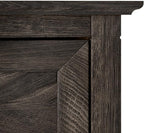 Bush Home Key West 2 Drawer Lateral File Cabinet in Dark Gray Hickory, Document Storage for Home Office, Accent Chest with Drawers