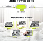 Vacuum Storage Bags for Travel with Portable Electric Pump, 16 Packs Vacuum Seal Bags for Clothing with High Pressure Pump, Compression Packing Space Saver, Portable Travel Bags for Luggage