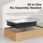 Arched Medicine Cabinet Mirror No Assembly Needed Bathroom Mirror with Storage Recessed or Surface Mount Options (Silver, 36" L x 24" W)