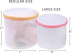 BAGAIL Laundry Bags Mesh Wash Bag for Intimates Lingerie and Delicates,4Pcs(Bra Wash Bag,6×6inch+7×7inch)