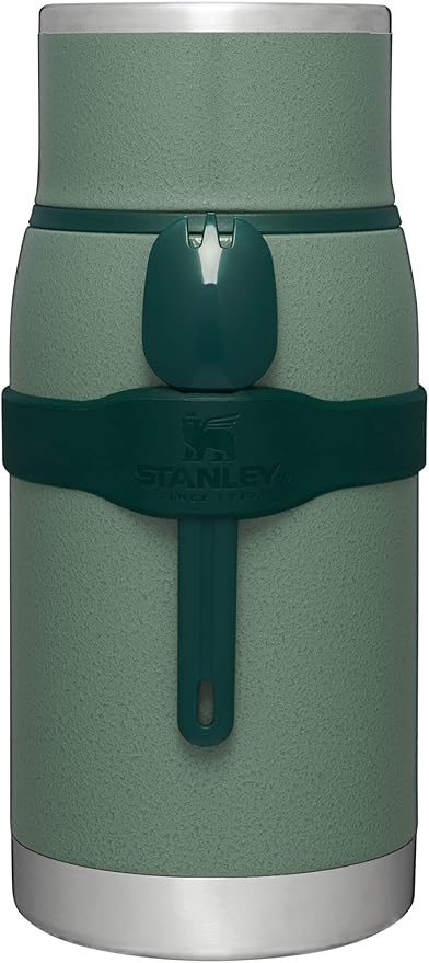 STANLEY Adventure To-Go Food Jar | Vacuum Insulated Food Container | Wide Mouth Screw On Lid | Packable for Travel | Stainless Steel with Leakproof Lid | BPA-Free