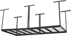 Klutch Overhead Garage Storage Rack — Adjustable Height, 96in.L x 48in.D x 23–37in.H