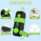 Vacuum Bags for Travel - USB Electric Pump, 9 Pack Carry-on Size Vacuum Seal Bags for Clothing - Space Saver Vacuum Storage Bags for Luggage, Travel Essentials.