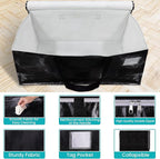 Extra Large Moving Boxes-Moving Bags with Zipper, Carrying Handles and Tag Pocket-Moving Supplies for Space Saving-Totes for Storage - for moving, Storage, Camping and Travel 125L-10 Pack