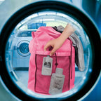 Laundry Bag Backpack Large Travel Laundry Bag with Adjustable Shoulder Straps Portable Laundry Hamper for College, Dorm, Apartment Camp