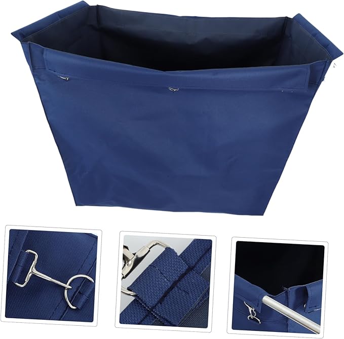 Removable Laundry Basket Liner Oxford Storage Bag for Linens Cleaning Carts