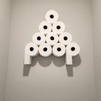 The Original Poop Toilet Paper Holder - Functional and Fun! Bathroom Wall Decor & Toilet Paper Shelf Storage Rack - Shorty P