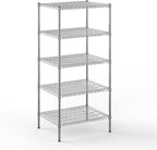 24" Deep x 30" Wide x 64" Height Wire Shelving Kit | 5-Tier | NSF Commercial Storage Rack Unit