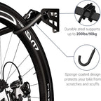 FLEXIMOUNTS 4 Bike Storage Rack, Heavy Duty Wall Mount Hanger for Home & Garage, Holds Up to 200lbs