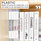 6 Pack A4 File Portable Project Case, Plastic Storage Box for 8.5" x 11" Letter Paper, Documents Magazines Holder Scrapbook Paper Storage Boxes (blue)