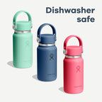 Hydro Flask Micro Bottle - Insulated Mini Leak Proof Flask for Purse or Pocket in 6.7 Oz Trillium Pink