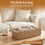 2pcs Scalloped Decor Basket,Toilet Paper Storage Basket with Handles,Toilet Basket for Organizing Over Toilet Storage Shelf Countertop Living Room Bedroom Home Decor