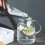 3PCS Clear Plastic Ice Scoop, 12 ounces Alec Ice Scoop, Kitchen Scoop for Ice Bucket Ice, Popcorn, Coffee Beans, Flour (12 oz.)