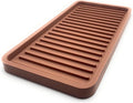 Happitasa Silicone Kitchen Sink Organizer Tray, Sponge Holder and Countertop Protector | Bathroom and Kitchen Soap Dish and Dispenser Tray (Mocha, 10"x5.25", 10.4 Ounces)