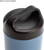 Goodful Stainless Steel Food Jar, Double Wall Vacuum Sealed Insulated Food Storage Container with Carry Handle Lid, 16-Ounce, Deep Blue