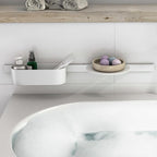 hansgrohe WallStoris Modern Shelf in Matte White, 27915700